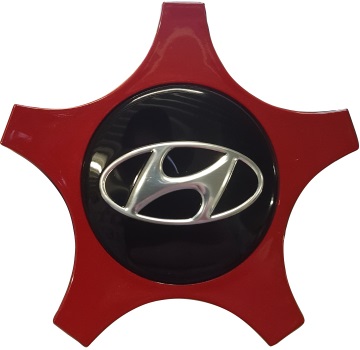 C70813R Hyundai Veloster OEM Red Center Cap #52960-2V000P9R